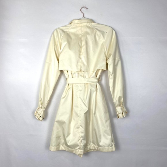 Nike Sportswear Windrunner Trench Coat Parka Rain Jacket Off White XS - Picture 6 of 12